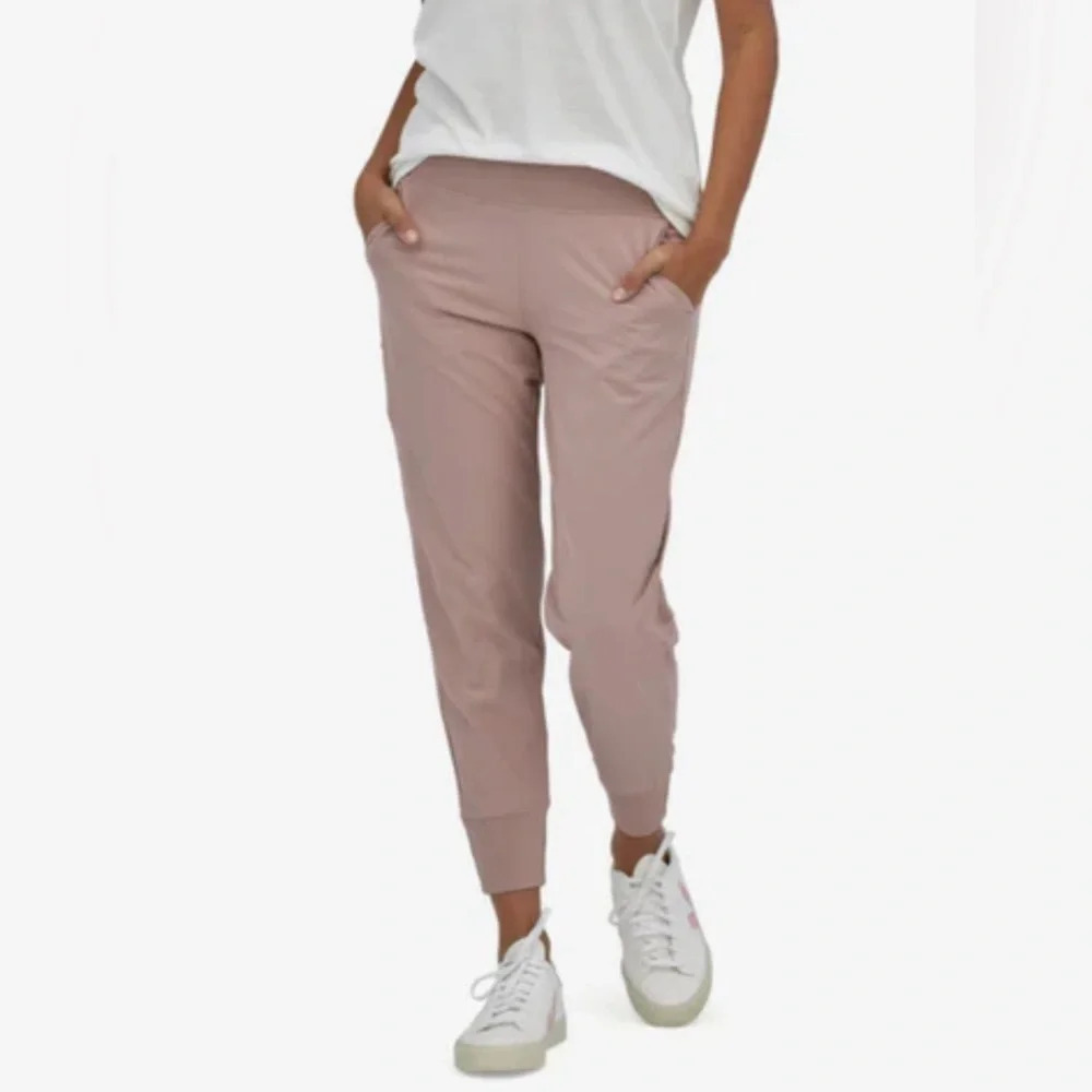 PATAGONIA Sz M Happy Hike Comfort Waist Loungewear High Waist Jogger Pants